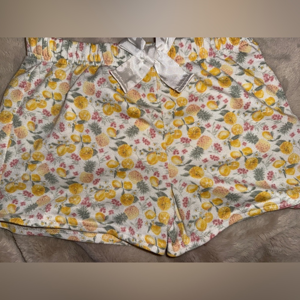 Abercrombie kids lemon sleep shorts